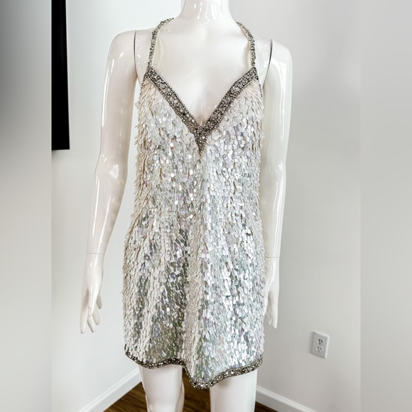 Retrofete Ivanna Embellished Dress Size M $1198 - Picture 9 of 16